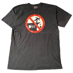 Vintage Ireland Shirt Mens Large Cliffs of the Motherland‎ Black Short Sleeve